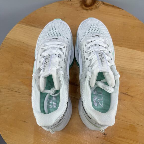 Nike Air Zoom Pegasus Premium Womens Size 6.5 Shoes White Mint Foam HQ2593-103 - Picture 5 of 9